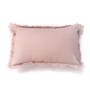 3046535 cojin flecos verde rosa